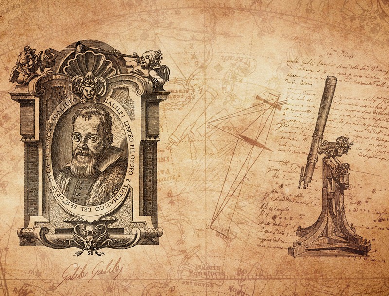 Portrait de Galilée, savant ayant inspiré le nom de l’Asbl