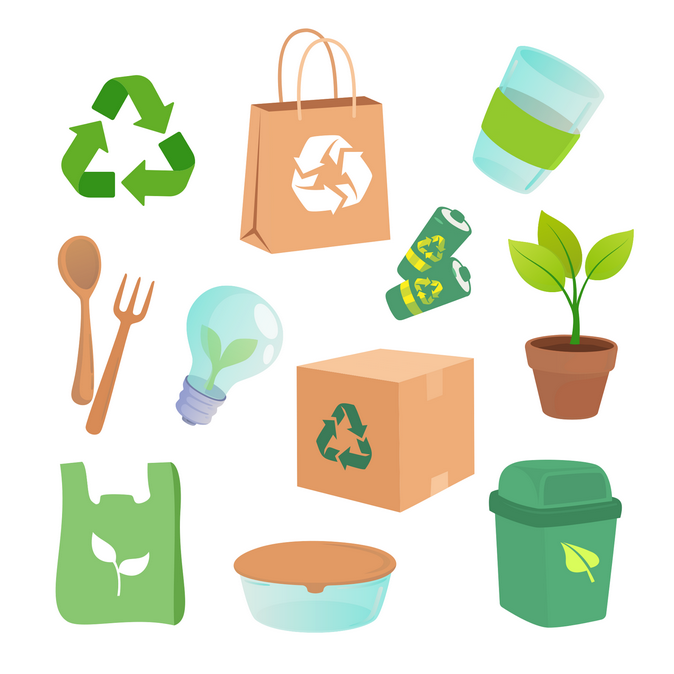 Bouteille plastique abandonnée dans la nature : sensibilisation à l’école de la problématique de la gestion des déchets.